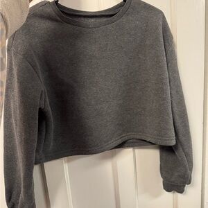 SHEIN Gray Crop Top
